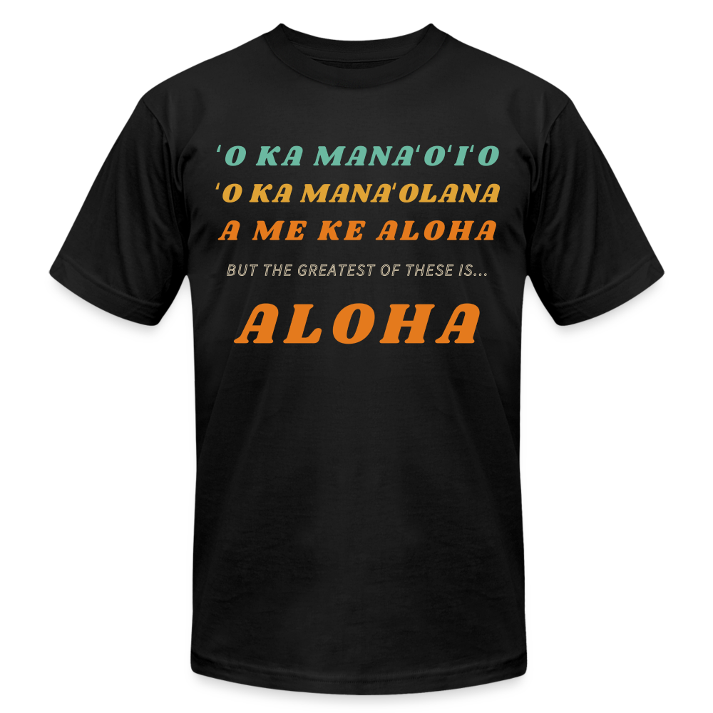 Adult ALOHA Tee - black