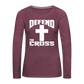 Women's Premium DTC Long Sleeve - heather burgundy