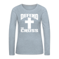 Women's Premium DTC Long Sleeve - heather ice blue