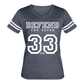Women's Old School Sport Tee - vintage navy/white
