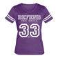 Women's Old School Sport Tee - vintage purple/white