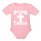DTC Organic S/S Baby Bodysuit - light pink