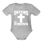 DTC Organic S/S Baby Bodysuit - heather grey